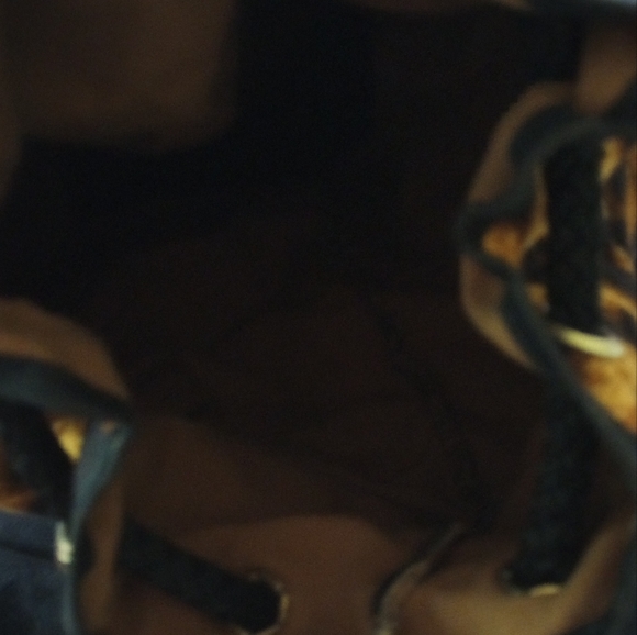 African Cloth back pack bag; approximately 30" deep - Picture 9 of 13